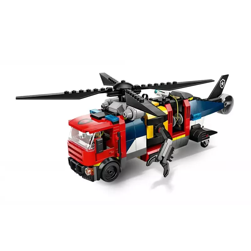 Konstruktors LEGO City kombināciju komplekts 60462 — helikopters un ugunsdzēsēju mašīna, 874 detaļas, 3 minifigūras, vecumam 7+