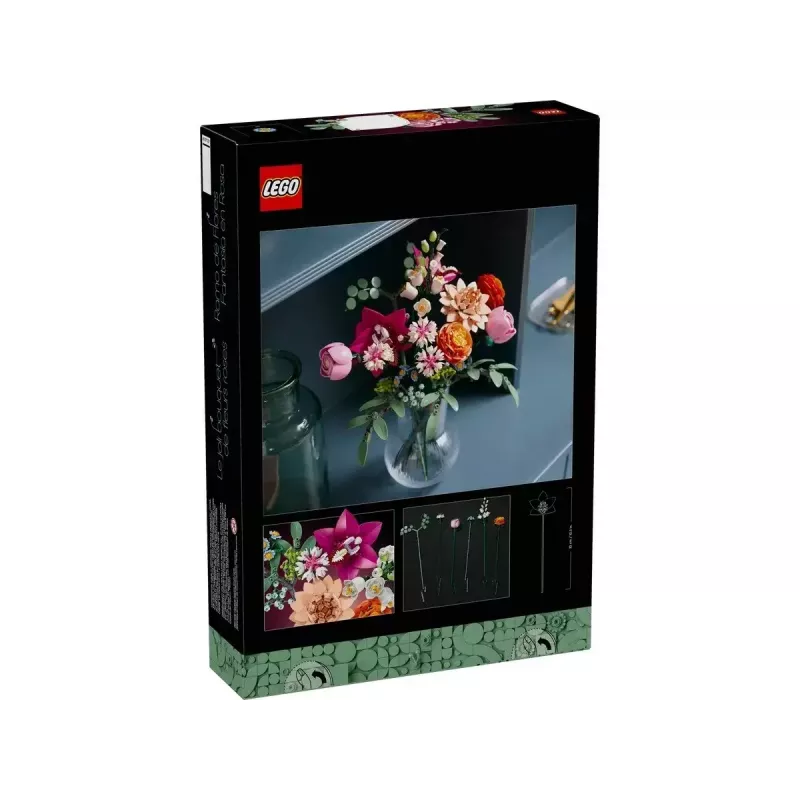 LEGO Icons būvkomplekts Flower Bouquet 10342 — 749 gabali, izstādes modelis, 18+