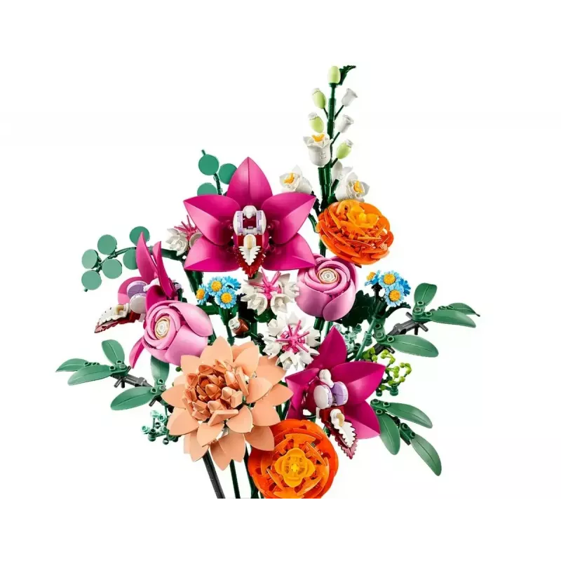 LEGO Icons būvkomplekts Flower Bouquet 10342 — 749 gabali, izstādes modelis, 18+