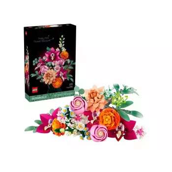 LEGO Icons būvkomplekts Flower Bouquet 10342 — 749 gabali, izstādes modelis, 18+
