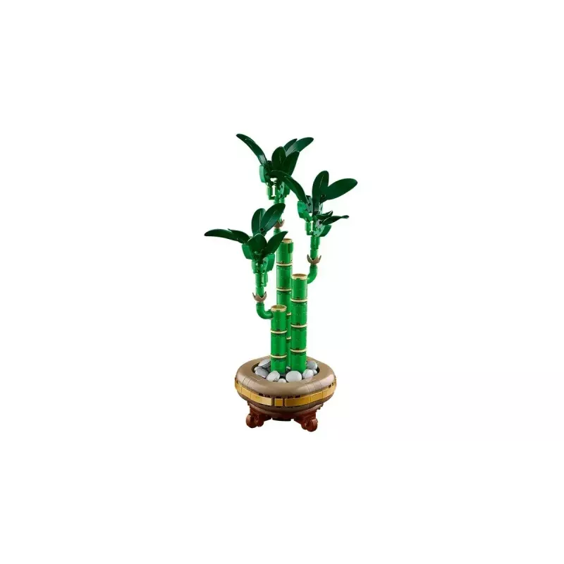 LEGO Icons dekoratīvs auga modelis — LEGO 10344 Lucky Bamboo Botanical Collection, 325 detaļas, 290 mm augstums