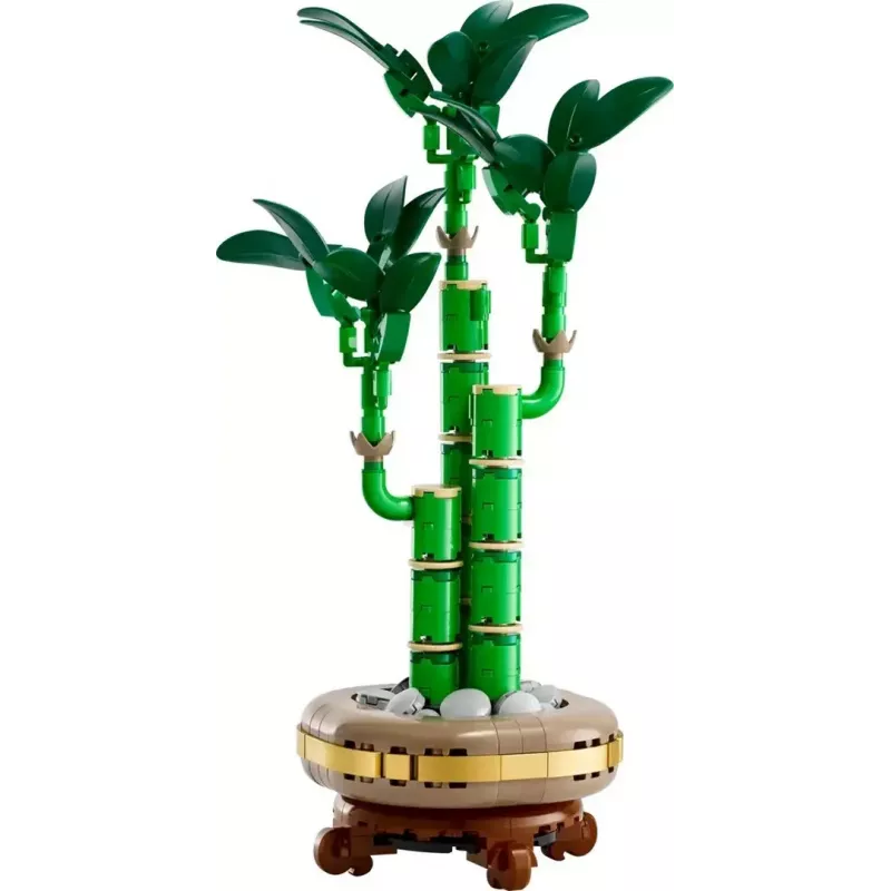 LEGO Icons dekoratīvs auga modelis — LEGO 10344 Lucky Bamboo Botanical Collection, 325 detaļas, 290 mm augstums