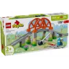 LEGO DUPLO Dzelzceļa tilta un sliežu paplašināšanas komplekts 10426 – DUPLO dzelzceļa tilts un līkumotas sliedes maziem bērniem