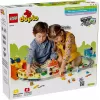 Rotaļu vilciena komplekts LEGO DUPLO 10428 Lielais Interaktīvais Kopienas Vilciens — liels interaktīvs vilciens maziem bērniem