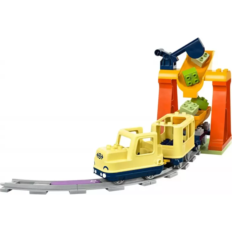 Rotaļu vilciena komplekts LEGO DUPLO 10428 Lielais Interaktīvais Kopienas Vilciens — liels interaktīvs vilciens maziem bērniem