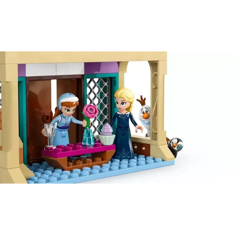 LEGO konstruktors Disney Princess Arendelle Castle 43265 — 177 gab., 3 minifigūras, vecumam 5+, vitrīnas komplekts (250×60×40 mm)