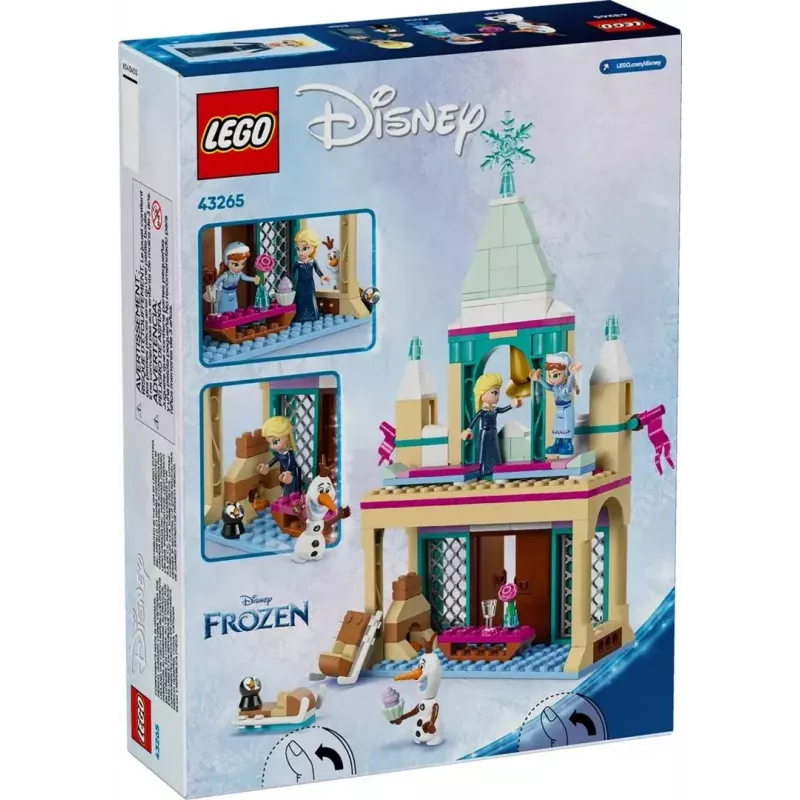 LEGO konstruktors Disney Princess Arendelle Castle 43265 — 177 gab., 3 minifigūras, vecumam 5+, vitrīnas komplekts (250×60×40 mm)