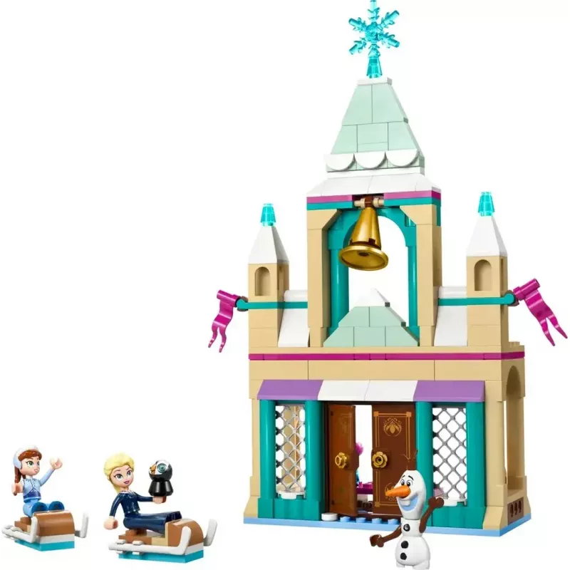 LEGO konstruktors Disney Princess Arendelle Castle 43265 — 177 gab., 3 minifigūras, vecumam 5+, vitrīnas komplekts (250×60×40 mm)