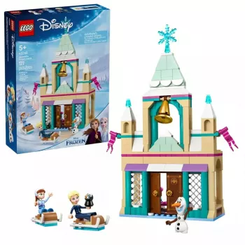 LEGO konstruktors Disney Princess Arendelle Castle 43265 — 177 gab., 3 minifigūras, vecumam 5+, vitrīnas komplekts (250×60×40 mm)