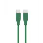 GEMBIRD USB Type-C Power Delivery (PD) 60W uzlādes un datu silikona kabelis, 1,5 m, pusnakts zaļš