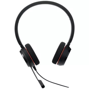 Jabra Evolve 20 Austiņas Vadu Galvas lente Birojs/Zvanu centrs USB Type-C / USB Type-A Melns