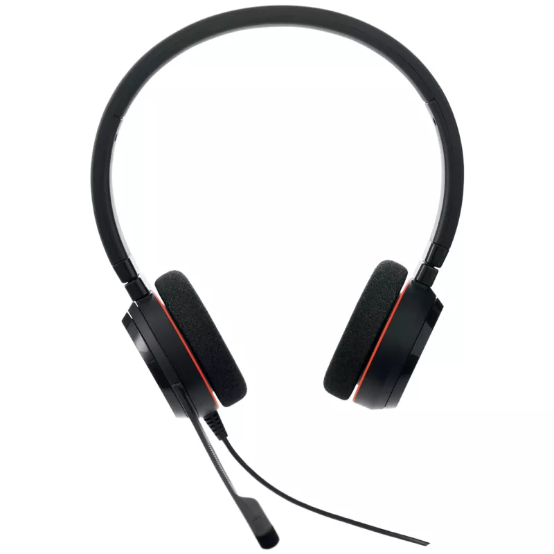 Jabra Evolve 20 Austiņas Vadu Galvas lente Birojs/Zvanu centrs USB Type-C / USB Type-A Melns
