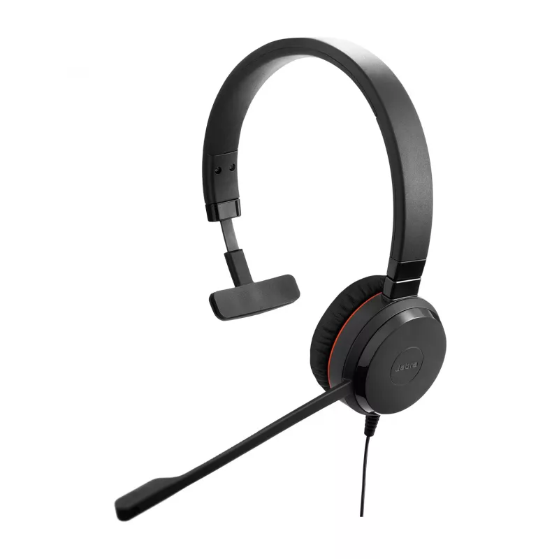 Jabra Evolve 20 SE austiņas, vadu, galvas saite, birojam/zvanu centram, USB Type-C / USB Type-A, melnas