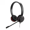 Jabra Evolve 20 SE austiņas, vadu, uz galvas, birojam/zvanu centram, USB Type-C / USB Type-A, melnas