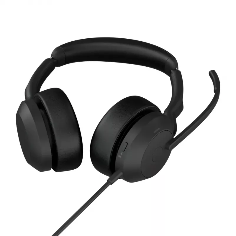 Jabra Evolve2 50 austiņas vadu galvas saite Biroja/Zvanu centra USB Type-C / USB Type-A Bluetooth melns