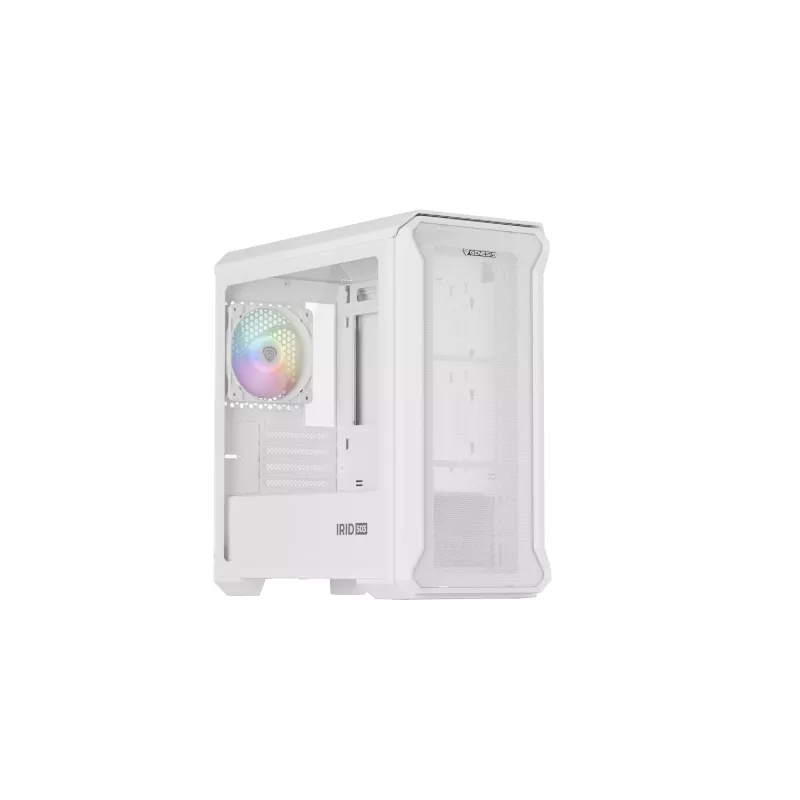 GENESIS Irid 503 Mini Tower caurspīdīgs, balts