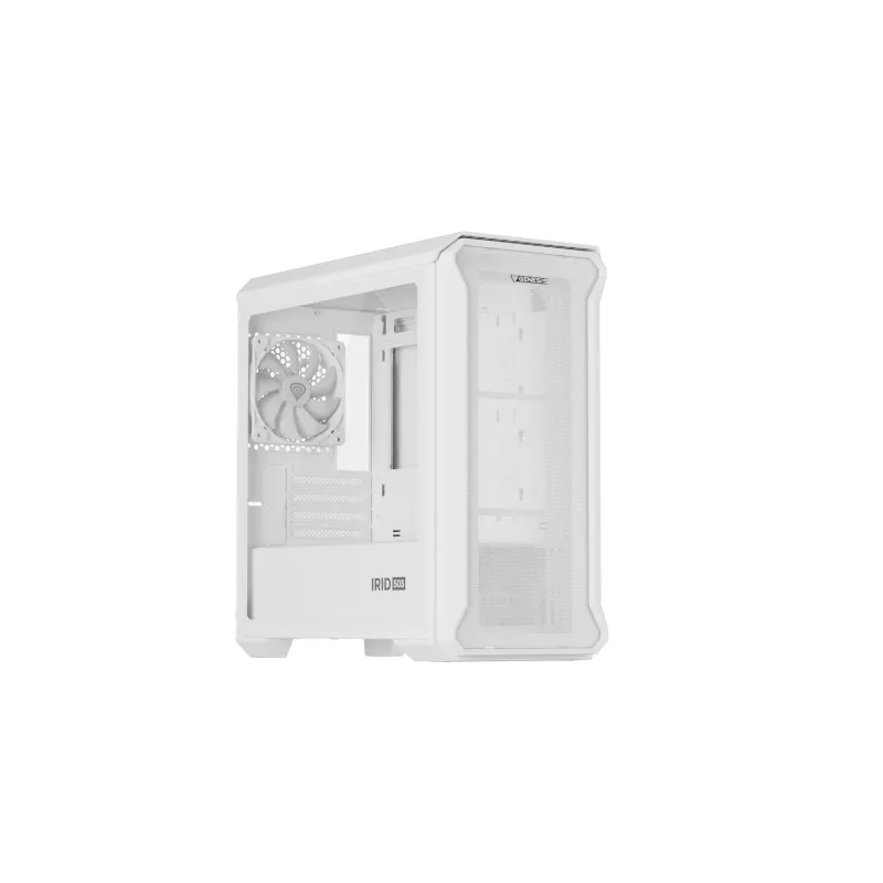 GENESIS Irid 503 Mini Tower caurspīdīgs, balts