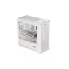 GENESIS Irid 503 Mini Tower caurspīdīgs, balts