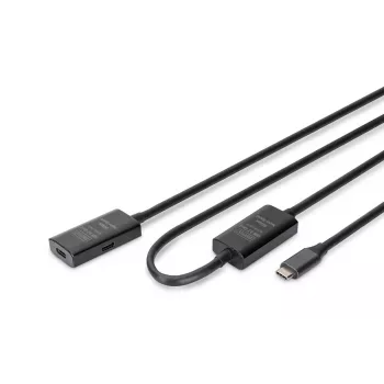 DIGITUS aktīvs USB-C pagarinātāja kabelis - 5G USB 3.2 Gen1 USB-C - USB-C (V/S) - 10 m