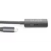 DIGITUS aktīvs USB-C pagarinātāja kabelis - 5G USB 3.2 Gen1 USB-C - USB-C (V/S) - 10 m