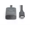 DIGITUS aktīvs USB-C pagarinātāja kabelis - 5G USB 3.2 Gen1 USB-C - USB-C (V/S) - 10 m