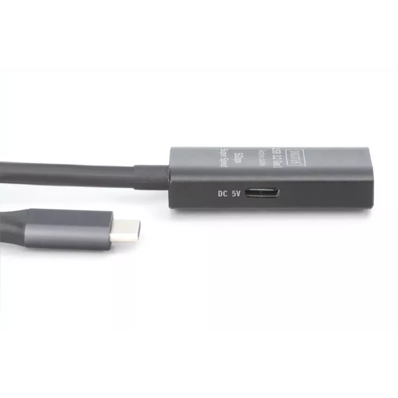 DIGITUS aktīvs USB-C pagarinātāja kabelis - 5G USB 3.2 Gen1 USB-C - USB-A (V/S) - 10 m