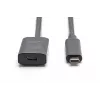 DIGITUS Active USB-C Extension kabelis - 10G USB 3.2 Gen2 USB-C - USB-C (M/F) - 5m