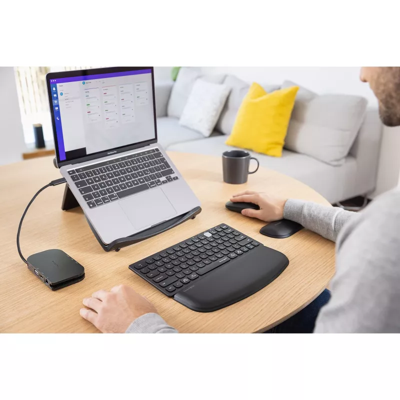 Kensington SmartFit Easy Riser EQ klēpjdatora dzesēšanas statīvs, klēpjdatora statīvs, melns, plastmasa, 30,5 cm (12 collas), 43,2 cm (17 collas), 10 kg