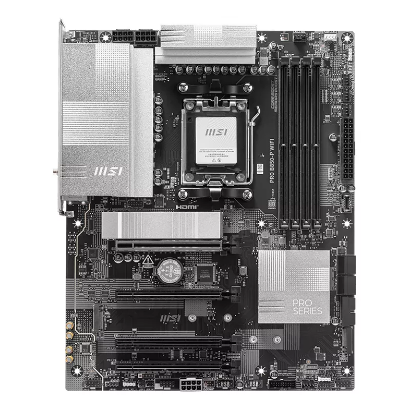 MSI PRO B850-P WIFI mātesplate AMD B850 Socket AM5 ATX