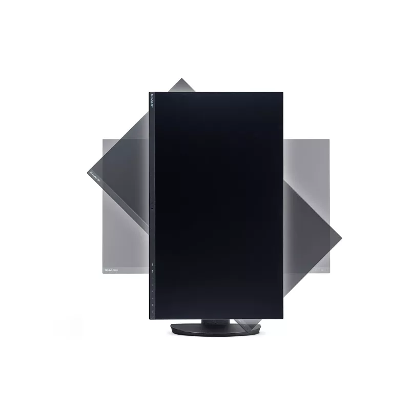 Sharp MultiSync 60006064 datora monitors 68,6 cm (27 collas) 3840 x 2160 pikseļi 4K Ultra HD LCD melns