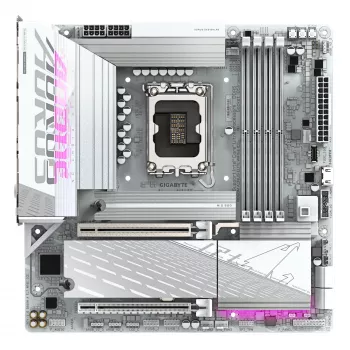 Mātesplate GIGABYTE B860M AORUS ELITE WF6E ICE, Intel Core Ultra, LGA 1851, Micro ATX