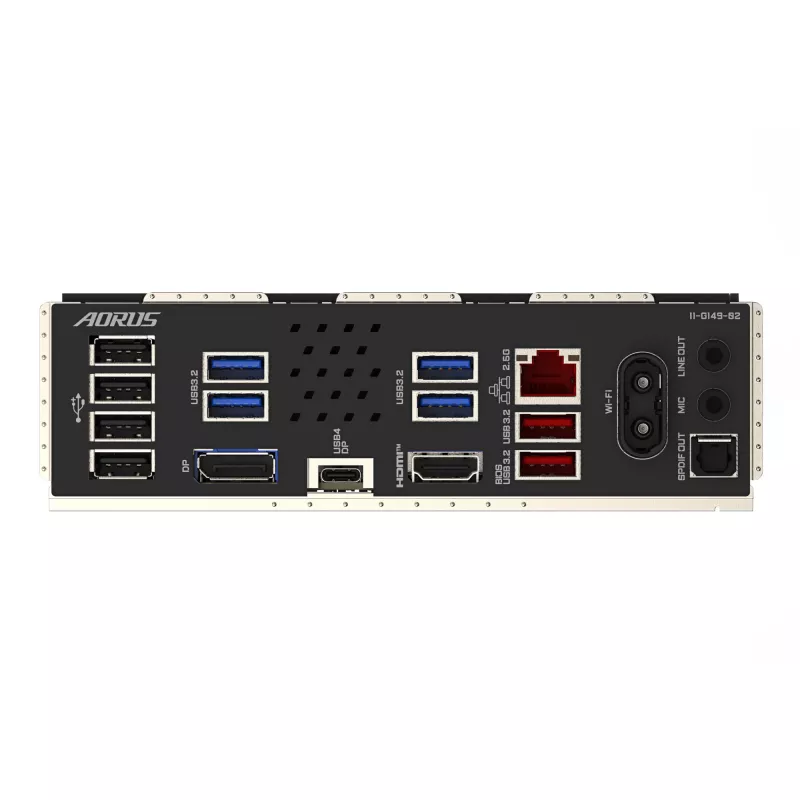 Mātesplate GIGABYTE B860M AORUS ELITE WIFI6E — Intel Core Ultra sērijas CPU, 12+1+2+1 fāžu VRM, līdz 9200MHz DDR5, 1xPCIe 5.0 + 2xPCIe 4.0 M.2, 2.5GbE LAN, WIFI 6E, Thunderbolt