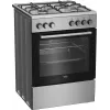 Beko FBE62130GXDN cooker Freestanding cooker Electric Gas Melns