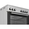 Beko FBE62130GXDN cooker Freestanding cooker Electric Gas Melns