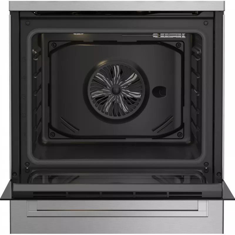 Beko FBE62130GXDN cooker Freestanding cooker Electric Gas Melns