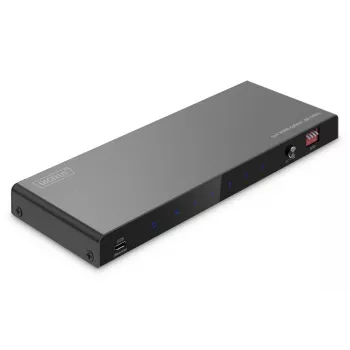 DIGITUS 1x4 HDMI sadalītājs 8K/60Hz (4:4:4) Toslink Stereo EDID vadība