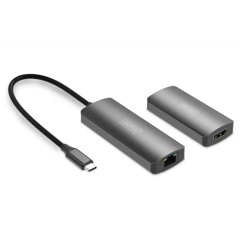 DIGITUS Video Extender Set USB-C - HDMI 4K/120Hz CAT6 30m