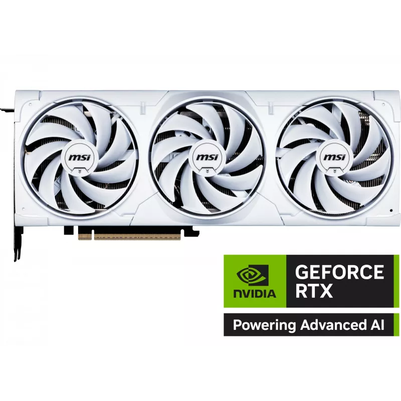 Grafikas karte MSI GeForce RTX 5080 16GB GDDR7, PCIe 5.0, 256 bitu, 303 mm, 360W, 3xDP 1xHDMI, Balta