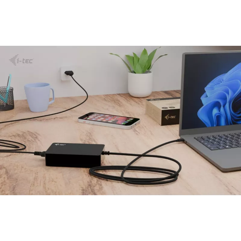 i-tec Universal Charger USB-C PD 3.1 140 W, Indoor, AC, 28 V, 5 A, Melns