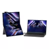 ASUS ZenScreen Fold OLED MQ17QH datora monitors 43,9 cm (17,3 collas) 2560 x 1920 pikseļi Quad HD Sudraba