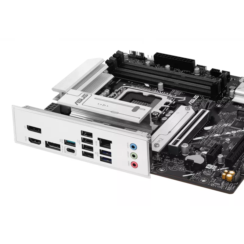 Mātesplate ASUS PRIME B860M-A-CSM — Intel B860, LGA 1851, micro ATX, DDR5, 4 DIMM, 256 GB, 2.5 Gb Ethernet, 4x SATA III, M.2, 1x PCIe x16