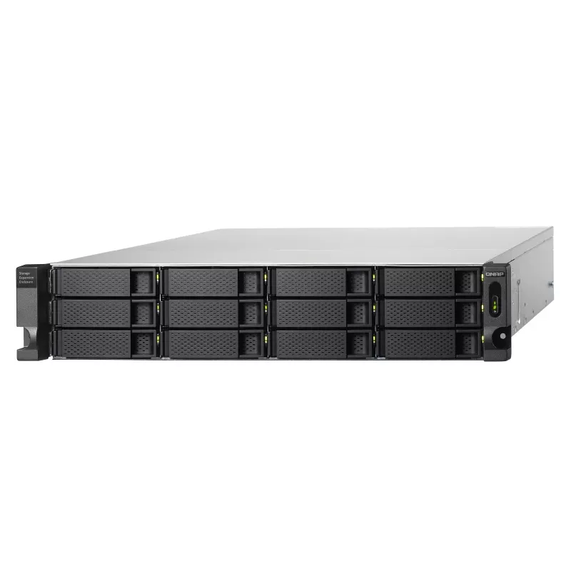 QNAP - TL-R1200C-RP - Festplatten-Array - 12 Schächte (SATA-600) USB 3.2 Gen 2 (extern) Rack einbaufähig 2U