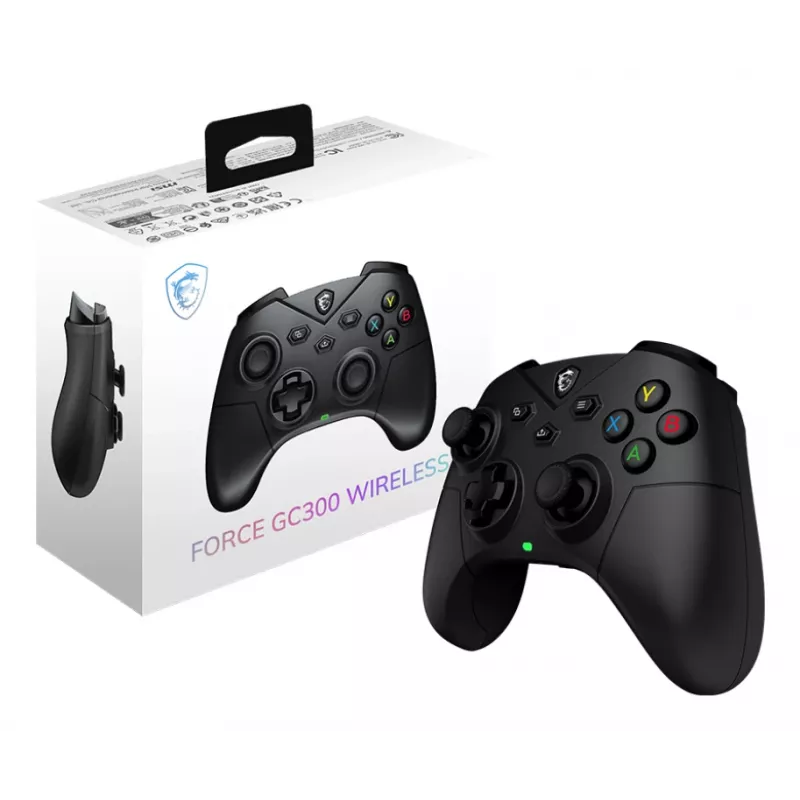 MSI FORCE GC300 WIRELESS Melns USB 2.0 Gamepad Analogue PC