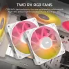 CORSAIR CPU dzesētājs - Icue Link Titan 240 Rx RGB Aio šķidruma dzesētājs - balts