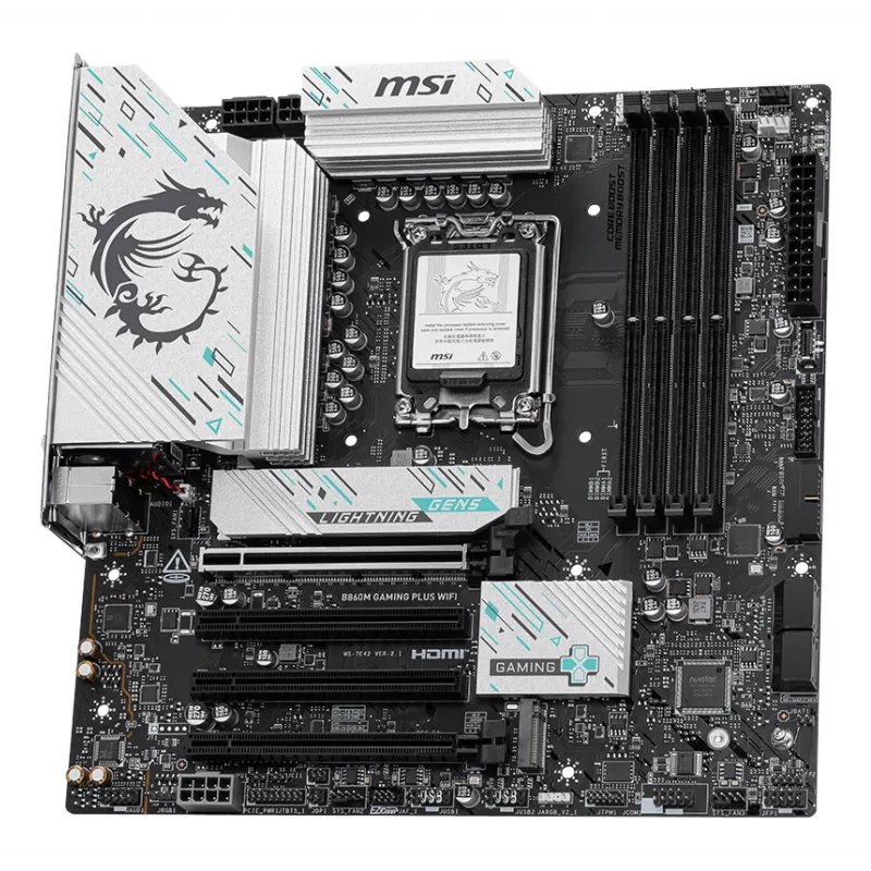 MSI B860M GAMING PLUS WIFI mātesplate Intel B860 LGA 1851 (Socket V1) micro ATX