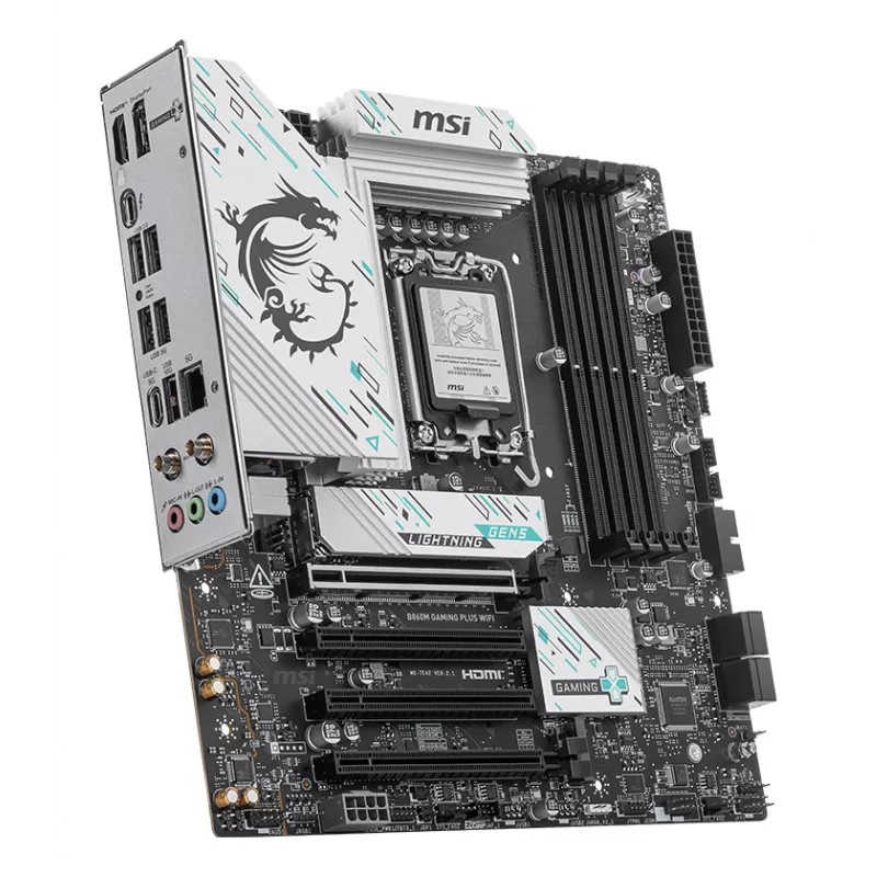 MSI B860M GAMING PLUS WIFI mātesplate Intel B860 LGA 1851 (Socket V1) micro ATX