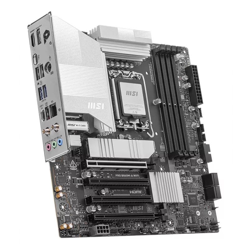 MSI PRO B860M-A WIFI mātesplate Intel B860 LGA 1851 (Socket V1) micro ATX