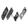 PNY GeForce RTX 5070 12 GB ARGB pārspīlēta trīs ventilatoru - 12 GB GDDR7 - DisplayPort 2.1b / HDMI 2.1b