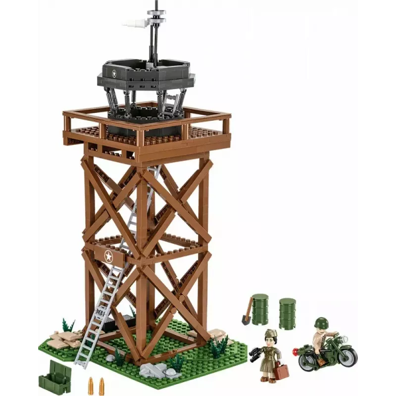 Konstrukciju rotaļlietu komplekts Cobi Blocks Vadības tornis 664 gab. modelis COBI-3125