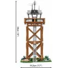 Konstrukciju rotaļlietu komplekts Cobi Blocks Vadības tornis 664 gab. modelis COBI-3125